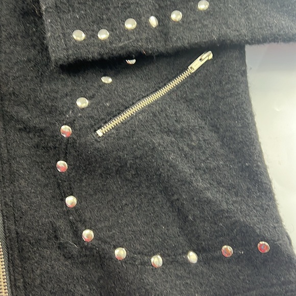 Phosphorus Wool Studded Moto Jacket - Picture 9 of 12
